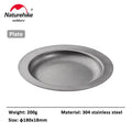 Naturehike Outdoor Tableware Stainless Steel Plate Bowl - View 7 | SAMAG