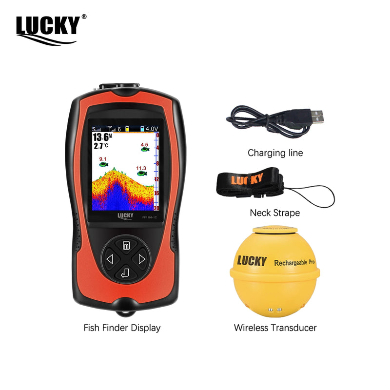 LUCKY FF1108-1CWLA Rechargeable Wireless Sonar | SAMAG