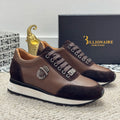 BILLIONAIRE BLSK CPRT Shoes Cowhide 2025 new embroidery fashion quality comfort motion Men‘s European size 39-45 Black Shoes