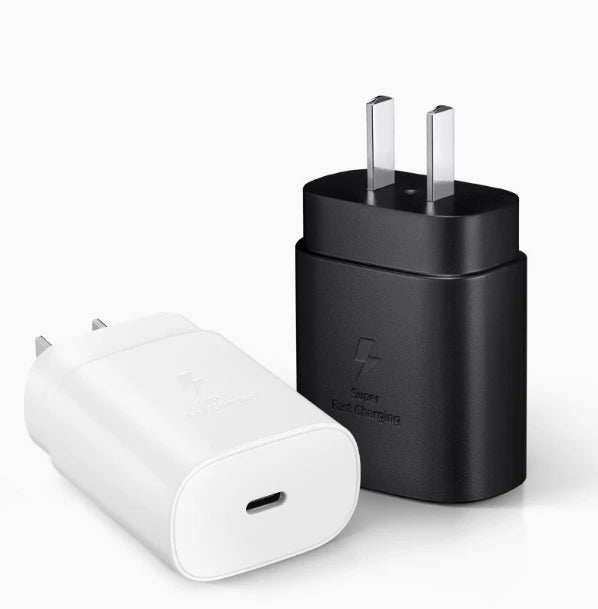 For Samsung 25w Charger Type C Super Fast Charge Adapter For Galaxy A12 A13 A14 A23 F14 A90 S10 5G Note 10+ Cable