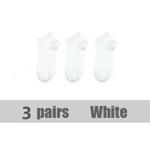 Pairs Women/Men Socks Breathable Sports Solid Color Boat | SAMAG