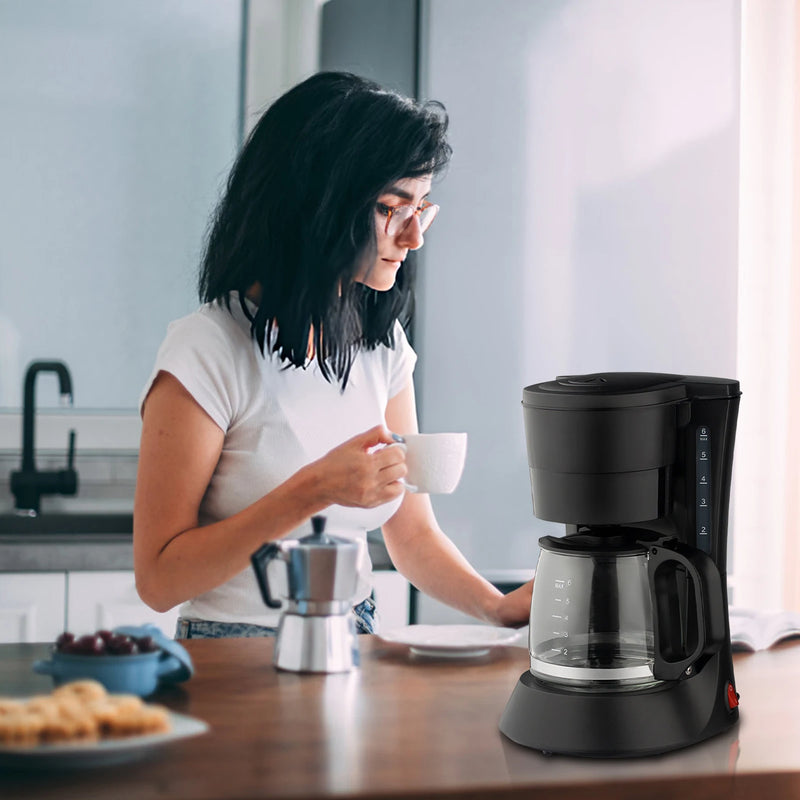 Electric Drip Coffee Machine 600ml/20.3oz Coffee Pot Espresso Maker with 600W Heating for Coffee Tea