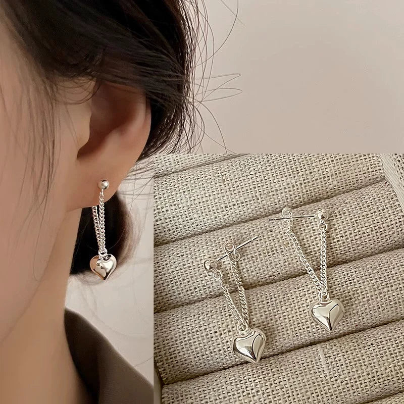 VENTFILLE 925 Sterling Silver CZ Star Moon Asymmetric Hoop Earrings for Women Girls Gold Silver Color Party Jewelry Gifts