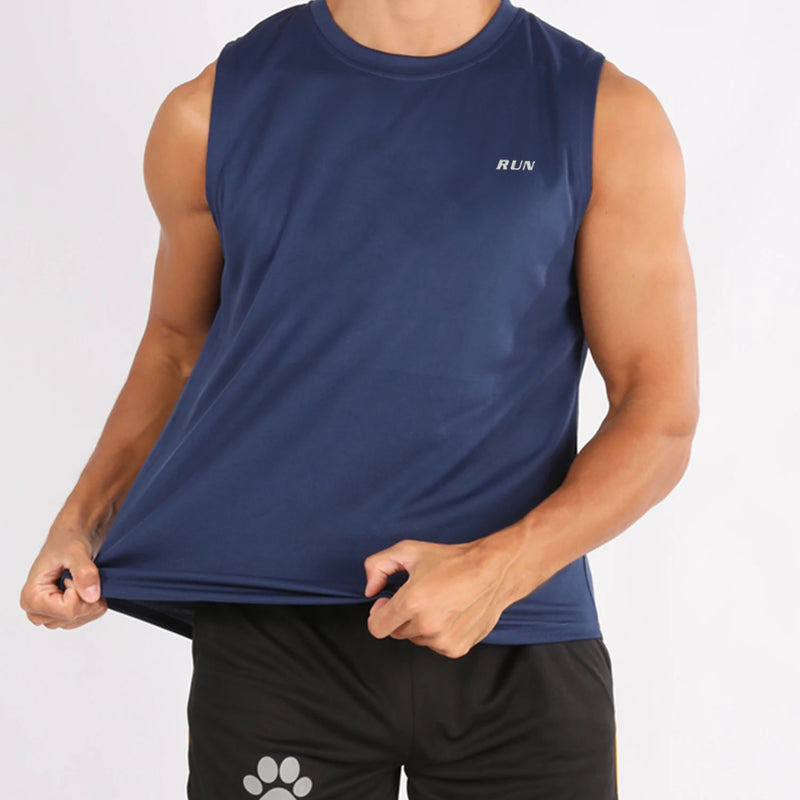 Men's Summer Fitness Vests, Fitness Training Clothes, Speed Fitness, Loose Sleeveless Shirts, Men's Fashion Basketball Vests