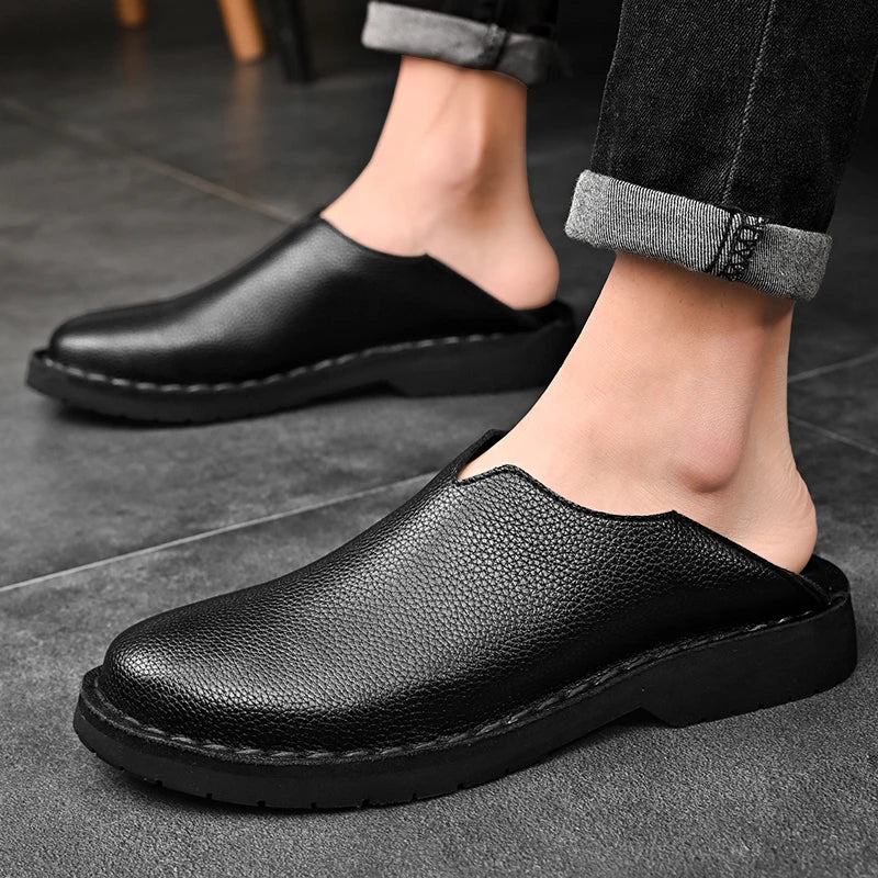 Genuine Leather Mens Shoes Fashion Men Casual Shoes Business Male Loafers Driving Shoes Soft Leather Flats Comfortable Moccasins