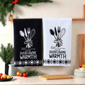 Funny Kitchen Dish Towel Set Absorbent Quick Dry Cloth Dish Tea Towels Reusable Bar Hand Dishcloths Decor for Home Supplies