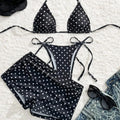 Dot Sexy Bikinis Set Female Swimsuit Women Three-Piece | SAMAG