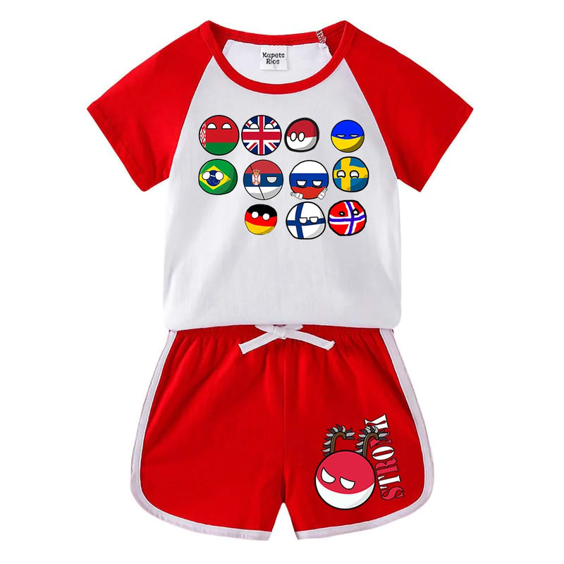 Countryball Polandballs Clothes for Summer Toddler Girls | SAMAG