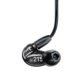 Brand headphone SE215 Earphons Hi-fi Stereo Noise Canceling 3.5MM se215 In ear Earphones Detchabl wire headset with Box VS SE535