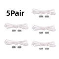 NEW Elastic Shoe Laces Sneakers Shoelace No Tie Shoelaces Metal Lock Lazy Laces for Kids and Adult One Size Fits All Shoe