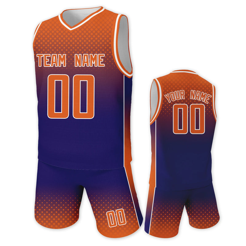 Custom Red Black Sports Basketball Training Uniforms Kids Boys Girls Basketball Jersey and Shorts Kit Printed Team Name Number