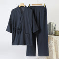 Sleepwear Men's Pajamas and Robes Male Couple's Set Pure Oversized Home Wear Spring Autumn Pajama 2pcs