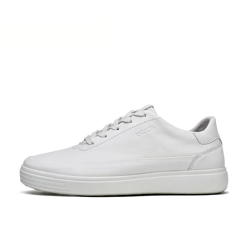 High Quality Men's Genuine Leather Shoes Summer Comfortable Sneakers Fashion Men Shoes Soft Leather Versatile Skateboard Shoes