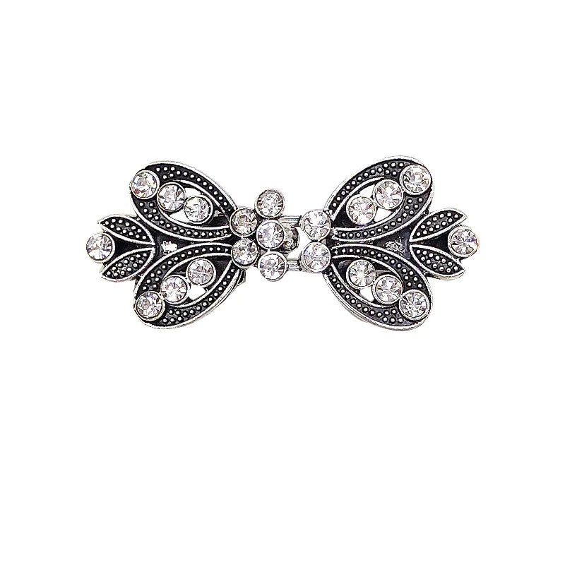 1 Pair Vintage Sweater Swirl Clip Cape Cloak Clips for Dress Retro Cardigan Clip Shawl Clasp Shirt Button Clip for Girl Women