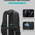 Tigernu Vacuum Backpacks Compression Travel Backpacks 15.6-17 Laptop Backpack Men TSA Anti Theft Backpacks Expandable Schoolbag