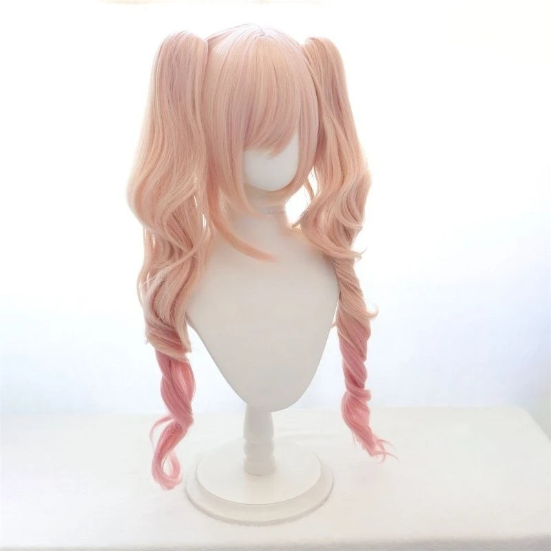 Dressing Doll Falling in Love Kitagawa Marin Cosplay Wig Double Ponytail Synthetic Long Curly Wig Anime Coser Cute Girl Wig