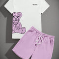 Summer Men's Suit with Bear Print Breathable Lightweight | SAMAG
