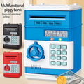 Piggy Bank Toys, Electronic ATM Password Money Coin Can Auto Scroll Paper Saving Box Fingerprint Unlock | SAMAG