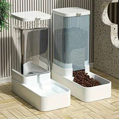 / Automatic Dog Feeder/Water Dispenser, Plastic Gravity | SAMAG