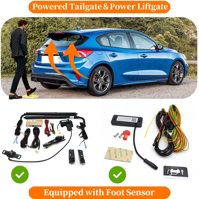Car Powered Tailgate system for Ford Focus 3 Mk3 C346 Hatchback 2011-2019 Automatic Electric Power Tailgate Tail Gate Lift kit
