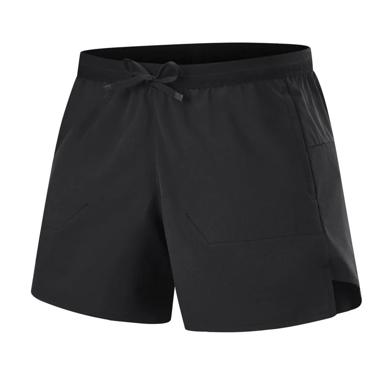 4XL Men Running Double-Layer Shorts Gym Sports 2 In 1 Quick Dry Workout Training  Fitness Jogging Short Pants Bodybuilding
