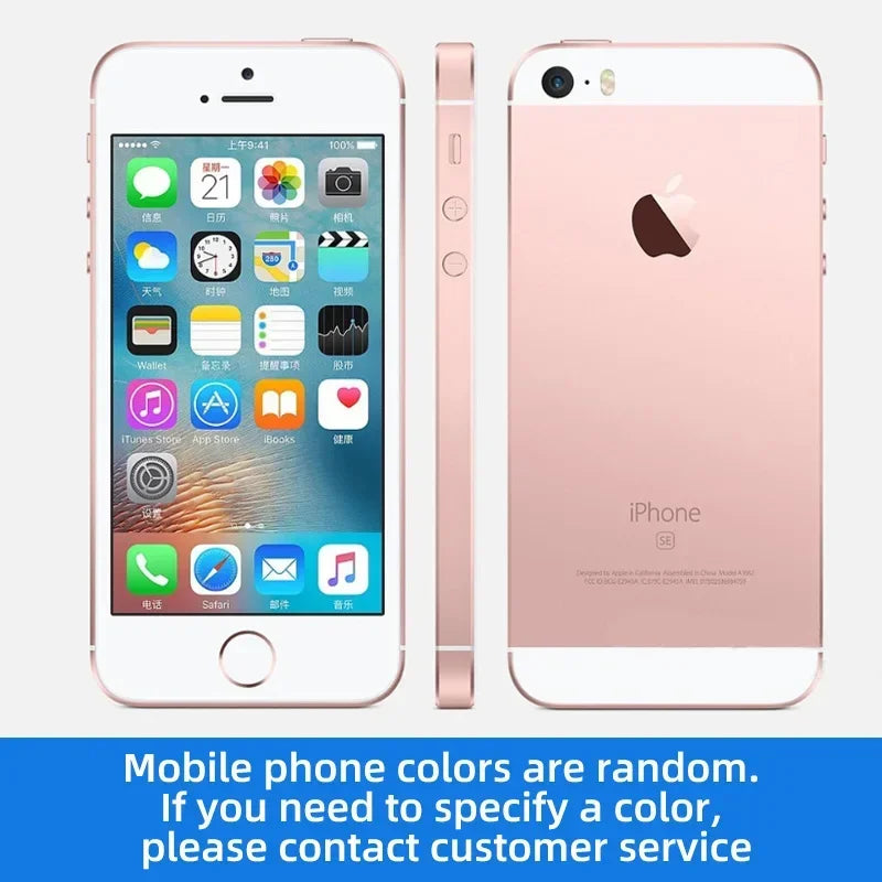 Apple iPhone SE 2016 4g IOS 4.0inch 1136x640 Screen wifi 1642mAh Battery Blueteeth 12MP Canera tested Used iPhone