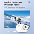 Digital Camera | Compact HD camera, 1080p photos and videos, pocket-sized travel camera, available in pink or white