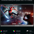 Christmas Gifts 16" 1200P 120Hz Portable Monitor, 16:10 100% sRGB Portable Gaming Monitor with Built-in Stand,HDR and Freensync,