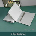 Office Supplies 2/3/4-Ring Binder A4 Folder For Documents Paper File Organizer A4 Binder Folder