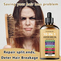 10-in-1 Castor Hair Essential Oil 100ml - Nourishing Scalp Oil with Batana, Peppermint & Biotin