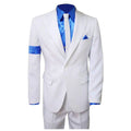 White Stripe Michael Jackson Blazer Outfit Smooth Criminal For Adults Jackson'S Party Show Impersonator C5Q94D