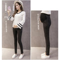 Maternity Pregnancy Skinny Trousers Jeans Pants Elastic Pregnant Women's Feet Stomach Lift  Stretch Denim