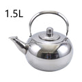 Stainless Steel Water Kettles Teapot With Infuser Filter Coffee Kettle Green Tea Jug Home Office Tea Coffee Tools Cookware