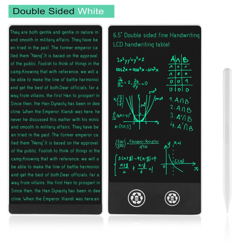 6.5 Inch LCD Electronic Writing Tablet Superfine Handwriting Full Screen Drawing Board Educational Notepad for Kids