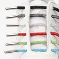 Colorful Shiny Shoestrings Sneakers Luxury Crystal Rhinestone Rainbow Diamond Shoelaces Round Clothes Bags Belt Shoe Accessories