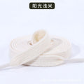 Length 100cm DIY Freedly Round Leather Colorful MIU Shoelaces Canvas Casual  Boots Shoe Laces Rope Shoestrings
