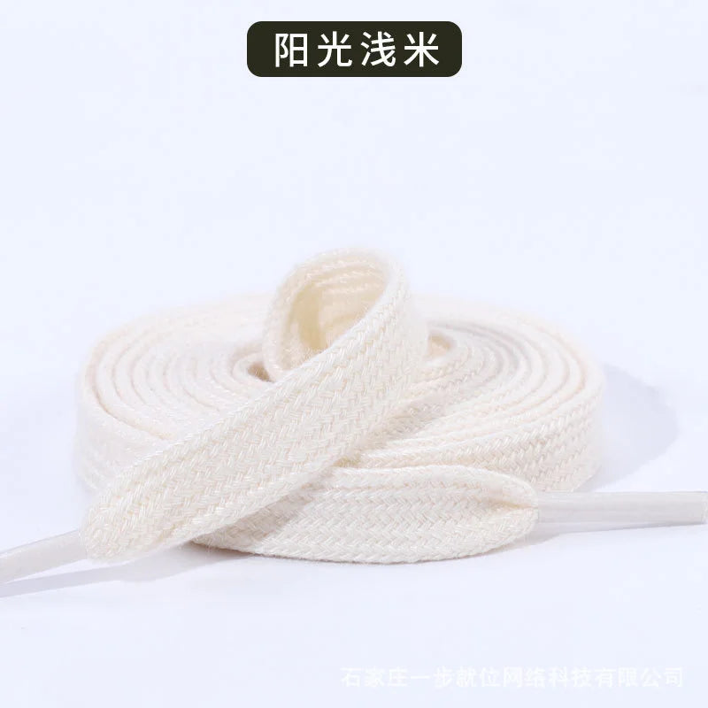 Length 100cm DIY Freedly Round Leather Colorful MIU Shoelaces Canvas Casual  Boots Shoe Laces Rope Shoestrings
