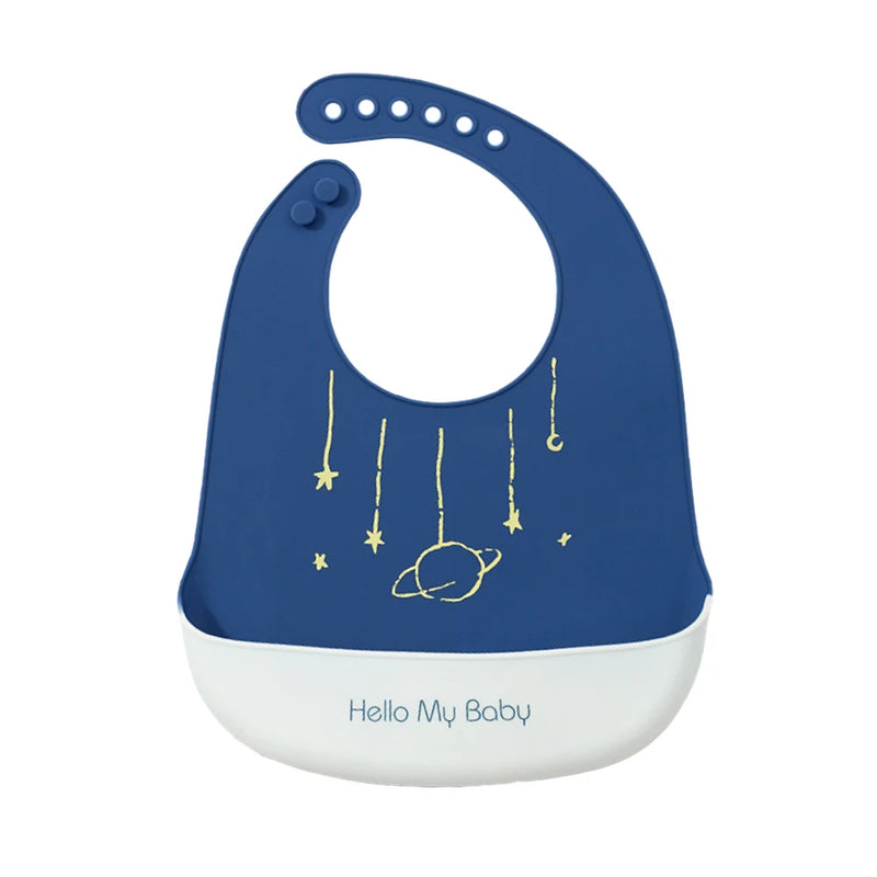 Waterproof Baby Bibs For Kids Eating Stuff Soft Silicone - View 12 | SAMAG
