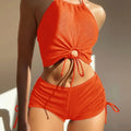 Summer Black Swimsuits Tankini Set Female Swimwear Sports | SAMAG