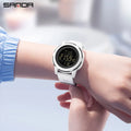 SANDA New Men Sport Wristwatch Luxury Luminous LED Analog Digital Display Stopwatch Waterproof Male - Visuel 6 | SAMAG