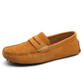 Men's Suede Leather Penny Loafers Casual Driving Moccasins Slip-On Boat Shoes Plus Big Sizes 49 50 51 52 53
