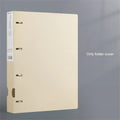 A4 4 Hole Ring Binder for School Home Office Document Exam Paper Organization Multi Functional Stationery Storage Ring Binder