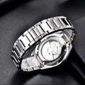 CUSTOM Logo Diy 41mm NH35 Mechanical Automatic Men's Sapphire Crystal Watch Luminous Markings Stainless Steel Waterproof Watches