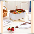 1.8L Car Microwave Oven 12V/24V Multi-Functional Rice Cooker Large Capacity Water-Free Heating Lunch Box