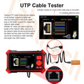 Mini 5-inch CCTV Tester 8MP AHD/CVI/TVI Mini Monitor Cameras Tester HDMI & VGA Input Video Cable Security Camera Tester