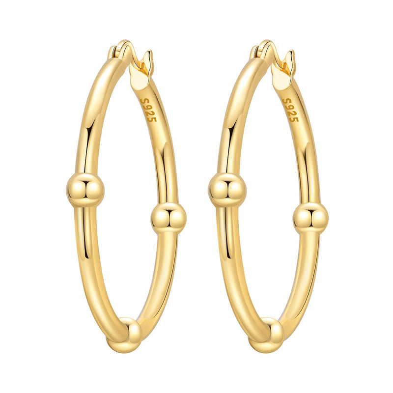 Orstarry S925 Sterling Silver 18k Gold Modern Square Earrings Hoop Earrings For Women Jewelry Original Trendy Anniversary Gifts