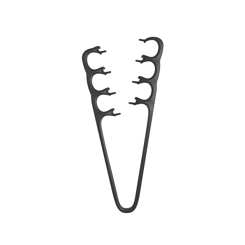 Dual Texture Styling Comb Volumizing Wide-Tooth Curling Tools Hair Roots Fluffy Clip Men and Women Care Styling Accessories