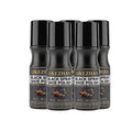 100ml Black Shoe Polish Spray with Sponge Applicator - Professional Leather Care, Quick Shine Wax Liquid Polish for Boots