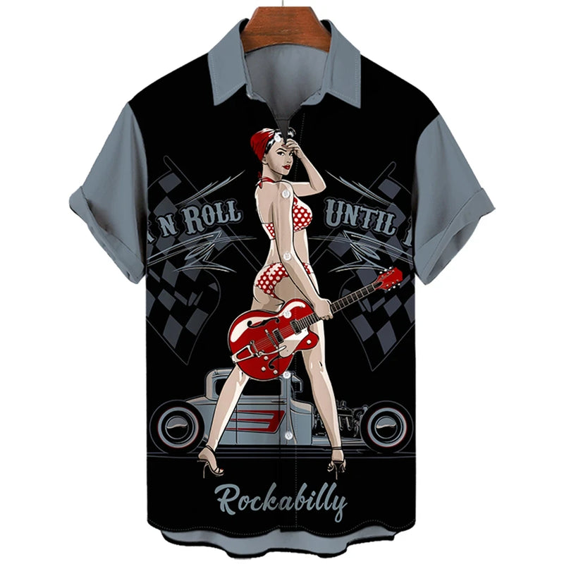 Hawaiian Vacation Men Shirt 3D Printed Man/Women Casual | SAMAG