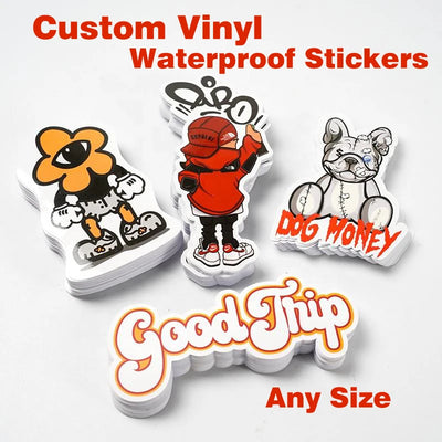 Custom Stickers Pvc With Logo Name Waterproof Transparen | SAMAG